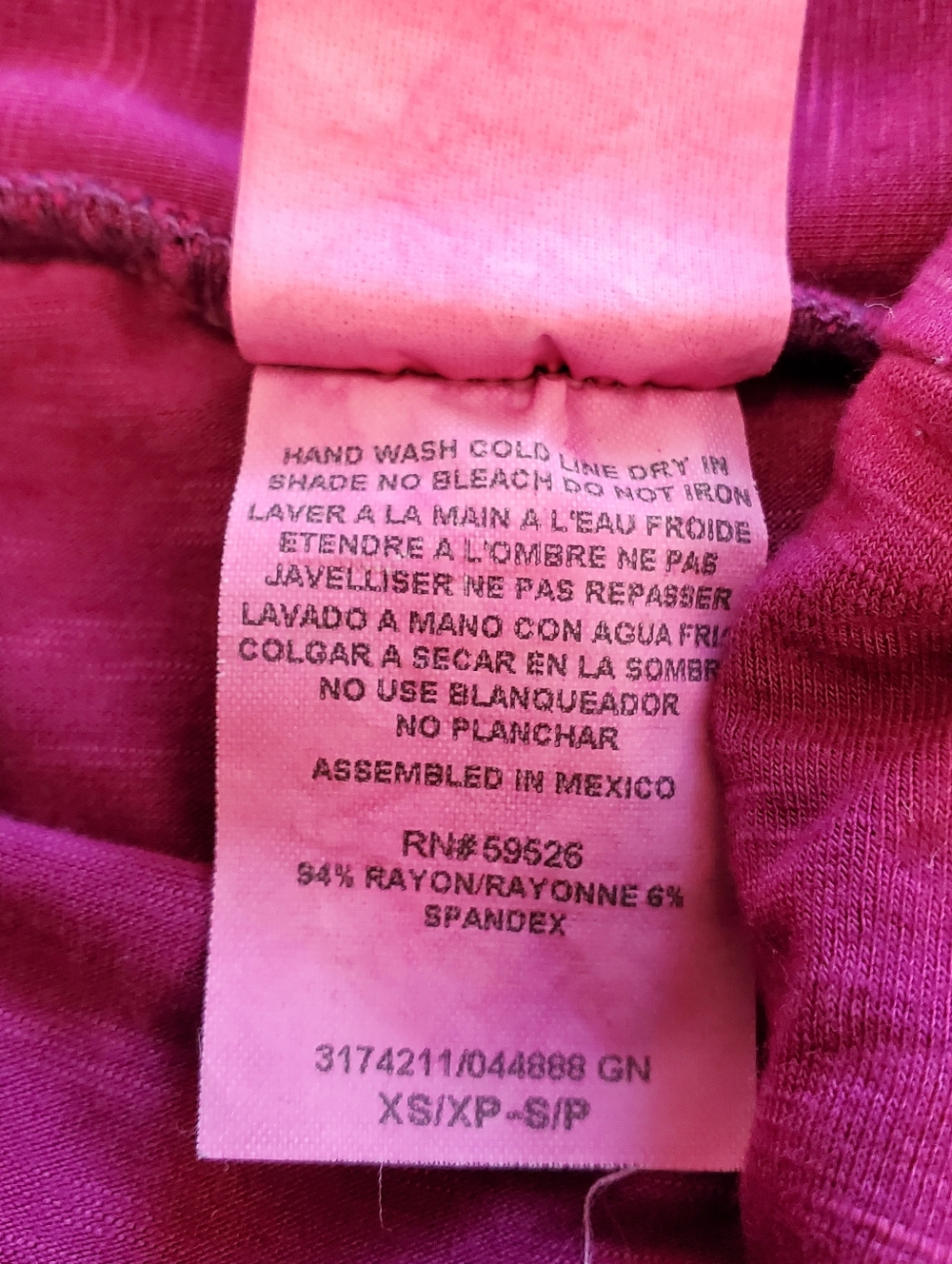 Lucky Brand Ombre Tye Dye Maxi Skirt in Burgundy, Blue & Gray XS - Picture 3 of 6